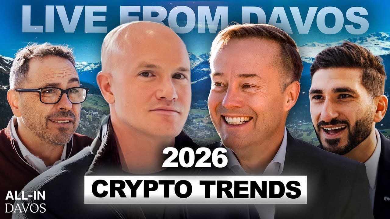 Coinbase CEO Brian Armstrong Breaks Down the Three Biggest Trends in Crypto + More from Davos!