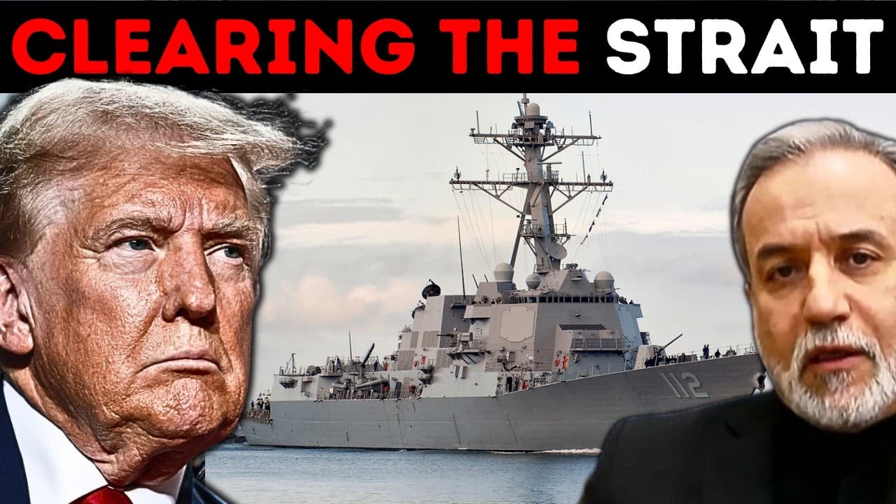 US Navy Begins CLEARING Strait of Hormuz.