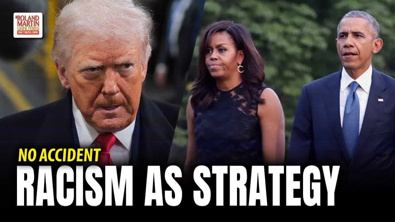 Trump Posts Racist Video Targeting the Obamas. Racism as Political Strategy.
