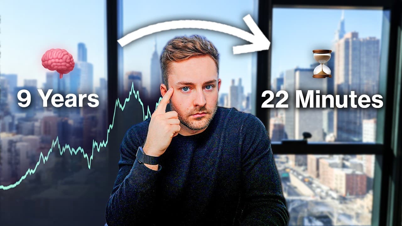 It Took Me 9 Years of Trading to Learn What I'll Tell You in 22 Minutes