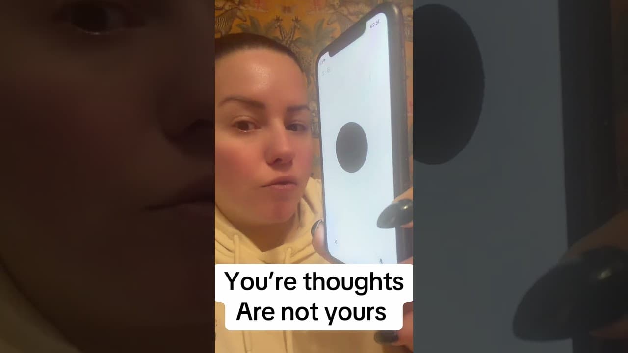 Your thoughts are not yours